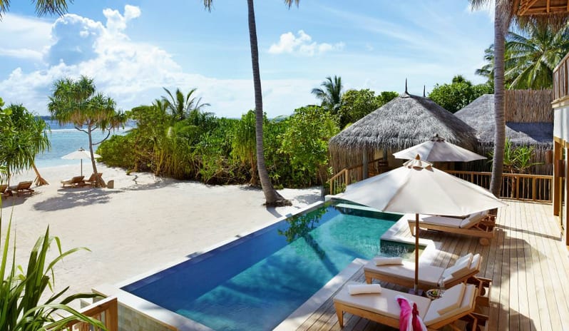 Six Senses Laamu-Two Bedroom Ocean Beach Pool Villa view_7134